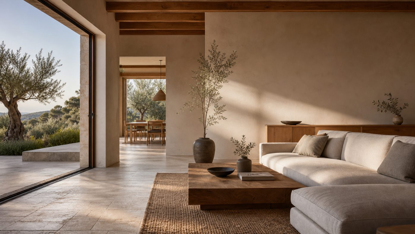 Refined residential interior after renovation
